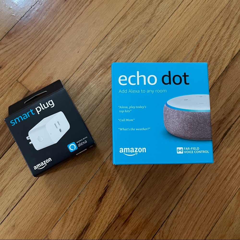 Amazon Echo Dot with Smart Plug 3rd Gen